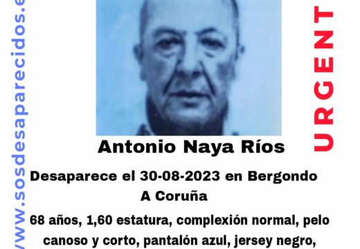 Desaparecido Antonio Naya Ríos